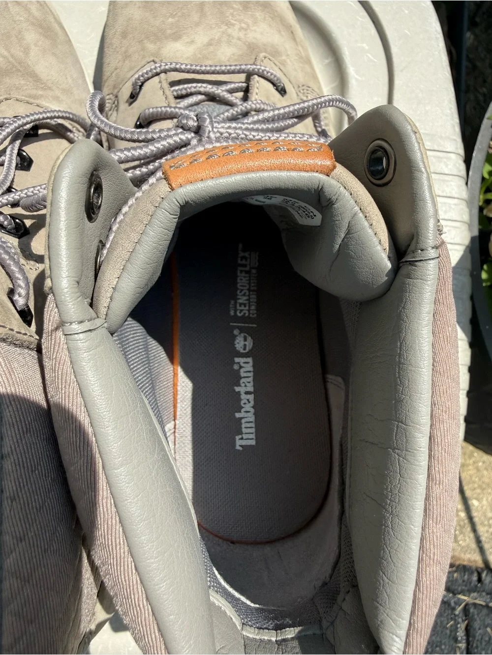 Men's Gray Suede Lace-Up Boots timberland